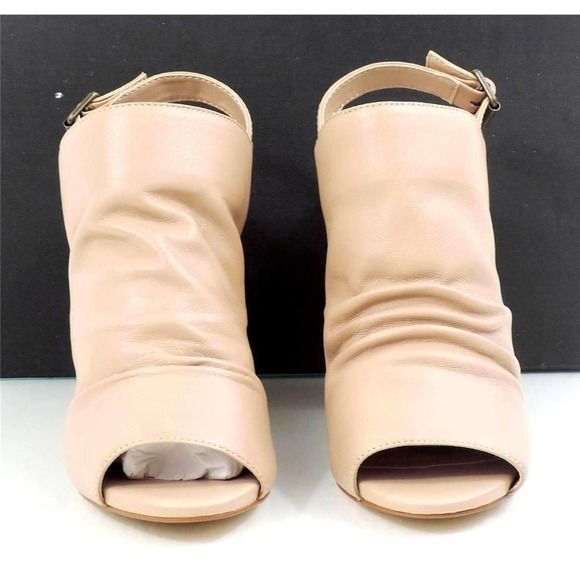 Steven by Steve Madden Saliem Peep toe Dress Sandals Heels Natural - Picture 3 of 6